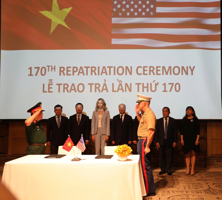 Lễ trao trả hài cốt quân nhân Hoa Kỳ lần thứ 170